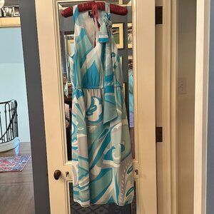 W by Worth, size 10, blue patterned dress